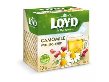 Loyd Tea pyramida heřmánek se šípkem 40g