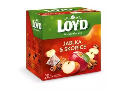 Loyd Tea pyramida jablko + skořice 45g