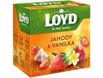 Loyd Tea pyramida jahody + vanilka 40g