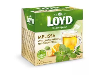 Loyd Tea pyramida meduňka s pomerančem 30g