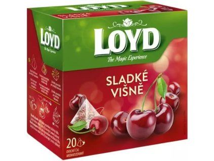 Loyd Tea pyramida sladké višně 40g