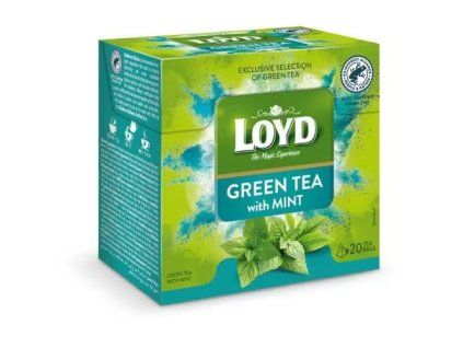Loyd Tea pyramida zelený s mátou 30g