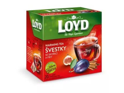 Loyd Warming Tea pyramida švestky +skořice +fíky 40g