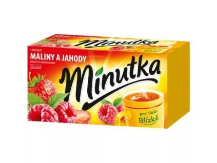 Minutka čaj malina +jahody 40g