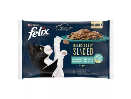 Felix Deliciously sliced kapsička mp fish selection @4x80g