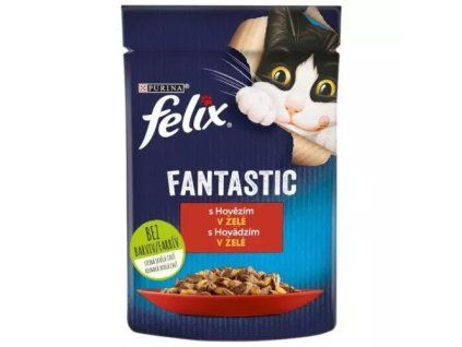 Felix Fantastic kapsička s hovězím v želé 85g