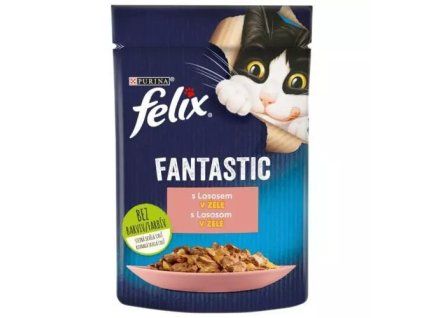 Felix Fantastic kapsička s lososem v želé 85g