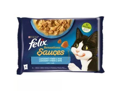 Felix Sensations Sauces kapsička mp +treska @4x85g