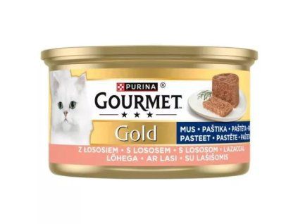 Gourmet Gold konzerva paštika s lososem 85g