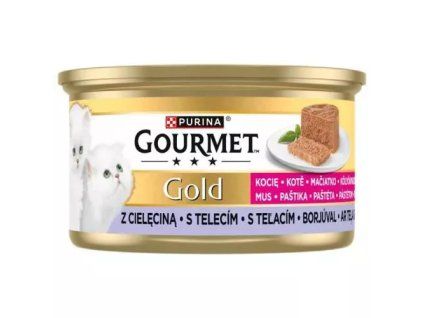 Gourmet Gold konzerva paštika s telecím 85g