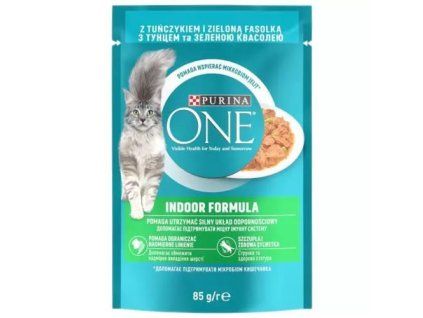 Purina One kapsičky indoor minifiletky 85g