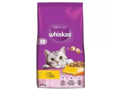 Whiskas granule s kuřecím 1400g