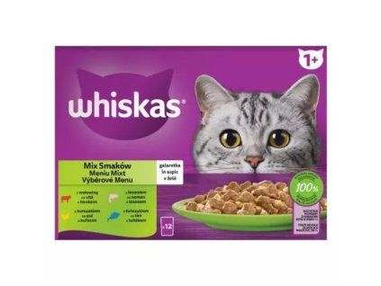 Whiskas kapsička mp mixovaný výběr v želé @12x85g