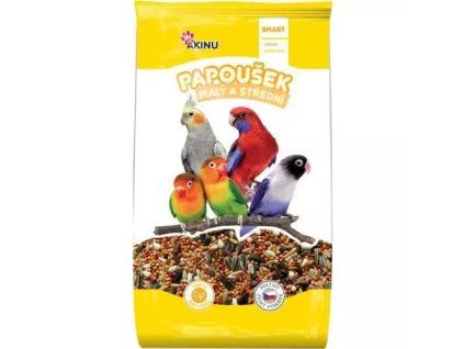 Akinu kompletní menu malý papoušek 1kg