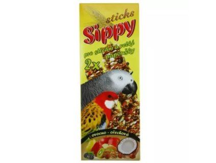 Akinu Sippy sticks pro papoušky ovocno-ořechová 120g