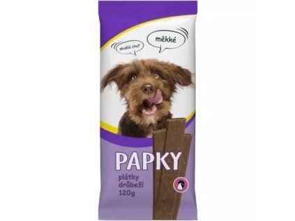 Akinu Papky pamlsky drůbeží plátky 120g