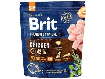 Brit Premium granule senior s/m 1kg