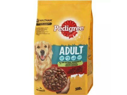 Pedigree granule m/l adult hovězí se zeleninou 500g