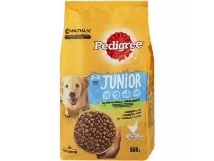 Pedigree granule m/l junior drůbeží se zeleninou 500g