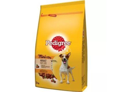 Pedigree granule mini adult drůbeží se zeleninou 500g