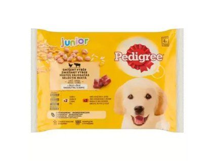 Pedigree kapsička mp junior +kuřecí @4x100g