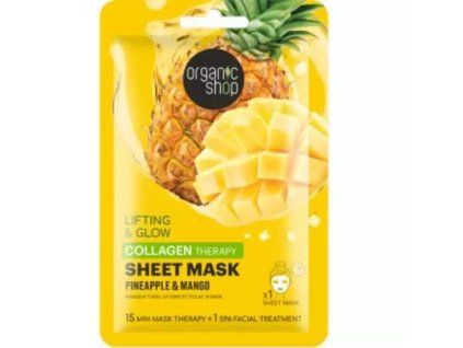 Organic Shop pleťová maska 25g Lifting&Glow