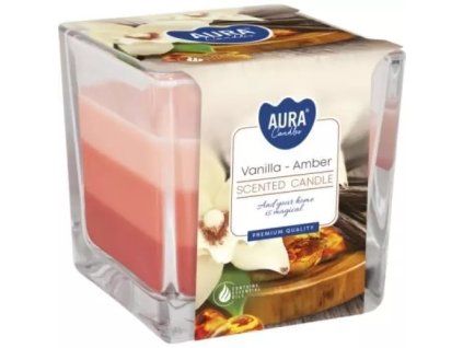 Bispol svíčka vanilla - amber 170g