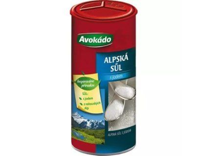 Avokádo alpská sůl s jódem 330g