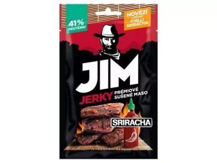 Jim jerky hovězí chilli sriracha 23g