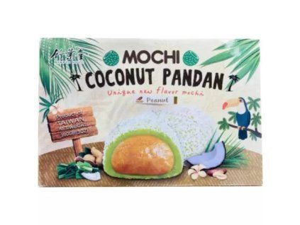 BAMBOO HOUSE coconut pandan mochi peanut 180g