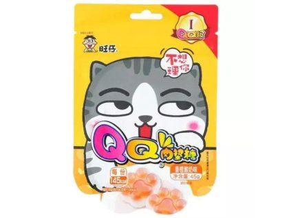WANT WANT Orange yogurt soft candy Cat's Claw 45g
