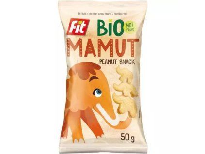 Fit mamut snack arašídový bio 50g