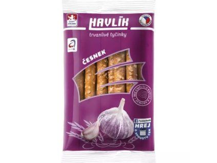 Havlík Trvanlivé tyčinky se sýrem a solí česnek 90g