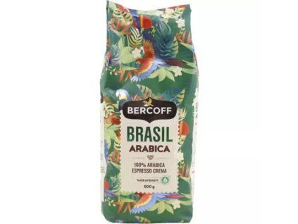 Bercoff zrnková káva brasil arabica 500g