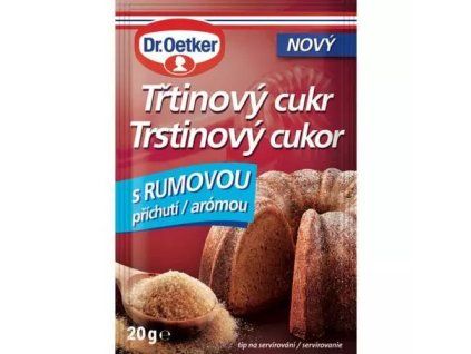 Dr. Oetker cukr třtinový s rumovou příchutí 20g