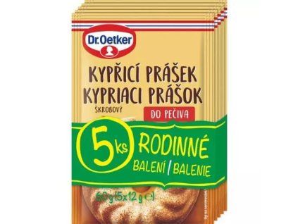 Dr. Oetker kypřící prášek do pečiva @5x12g
