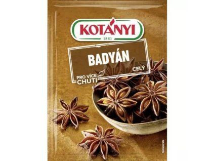 Kotányi badyán celý 8g