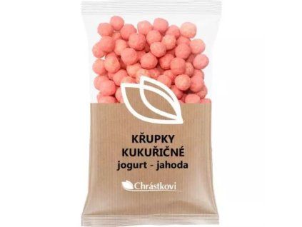 Chrástkovi kukuřičné křupky jogurtové jahoda 150g