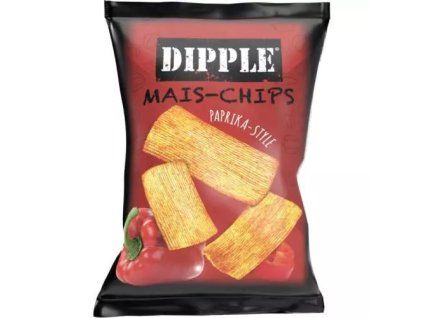 Dipple mais-chips paprika style 90g