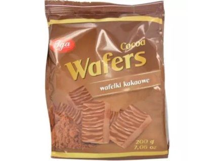 Iga oplatky kakaové v kakaové polevě 200g