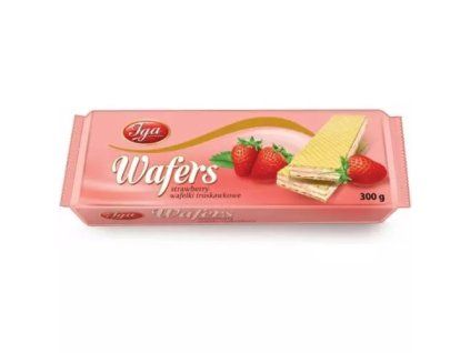 Iga oplatky strawberry 300g