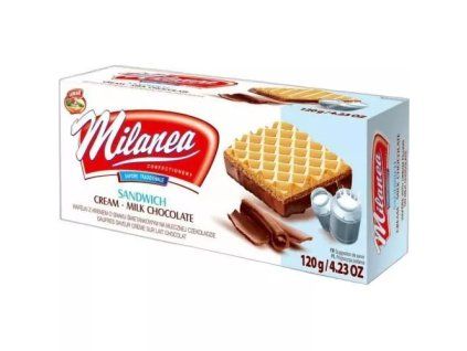 Lumar Milanea wafer sandwich cream milk 120g