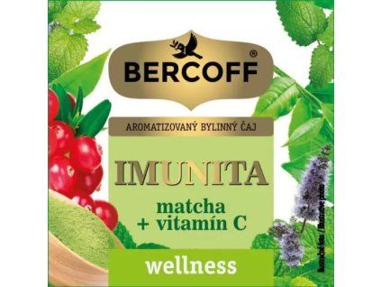 Bercoff funkční čaj matcha imunita+vit.c 15g