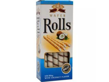 Cookiesland wafer rolls coconut 160g
