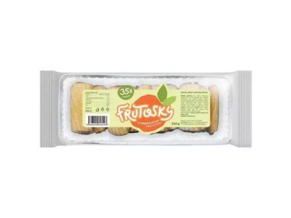 Frutosky rolky s meruňkovou příchutí 240g