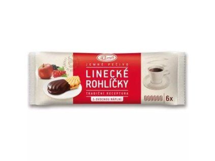 Klasa linecké rohlíčky polomáčené s ovocnou náplní 210g