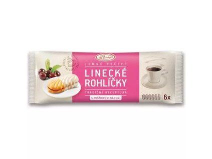 Klasa linecké rohlíčky v jogurtu polomáčené s višňovou náplní 210g