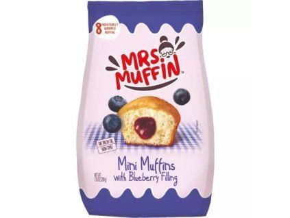 Mrs.Muffin mini muffins blueberry filling 200g