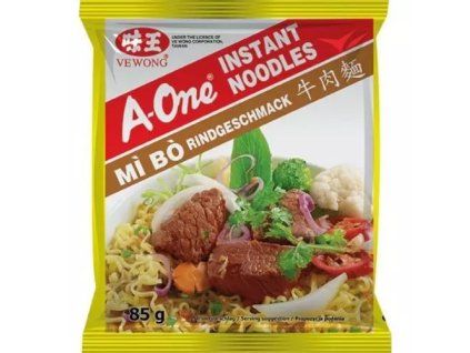 A-One instantní polévka s hovězí příchutí 85g (MY BO)