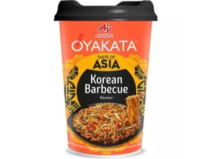 Oyakata instantní asijské nudle s příchutí korean barbecue v kelímku 93g
